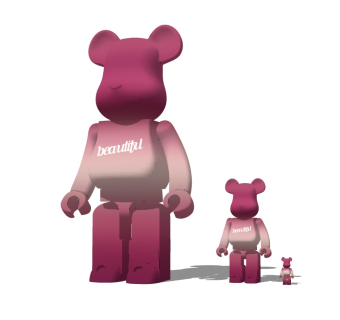 积木熊 玩偶 摆件 bearbrick kaw模型